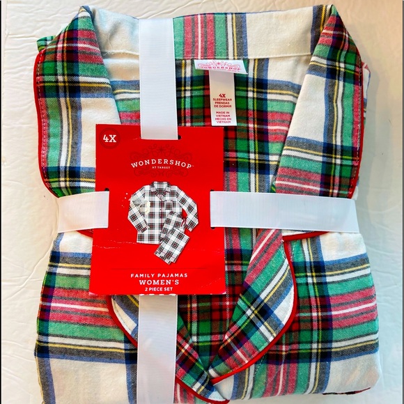 Wondershop Other - Wondershop 2-Piece Plaid Flannel Pajama Set NWT Women’s Plus Size 2X